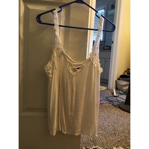 White Lace Tank Top